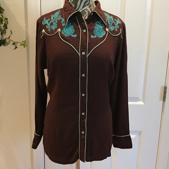 wrangler western shirts women's